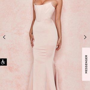 House of CB Malika Strapless Dress (Size Small)